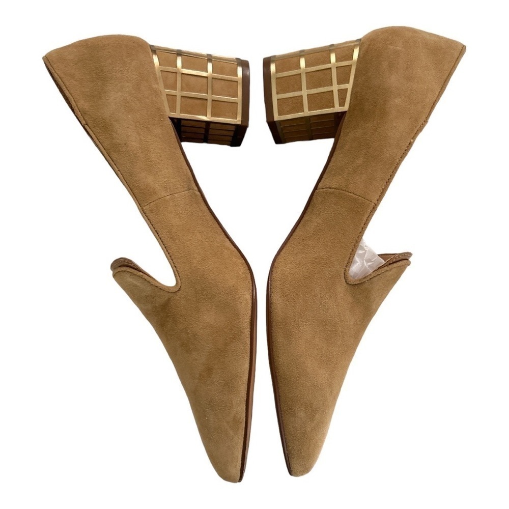 Brian Atwood Kendal Caged Heel Suede Pump Size 11M - Picture 4 of 14
